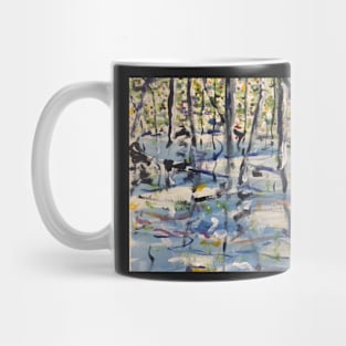 Abstract Mangroves- an original painting by Geoff Hargraves Mug